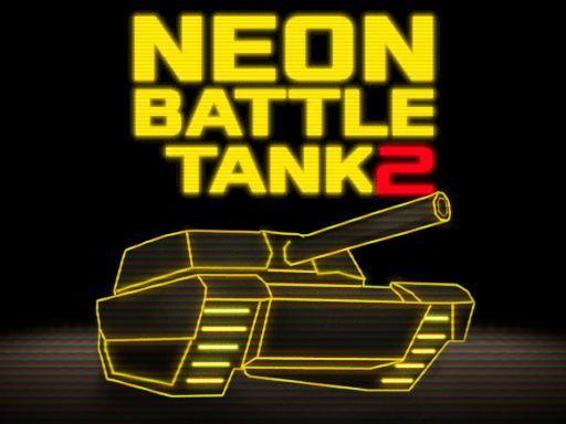 Neon Battle Tank 2 - browser game screenshot