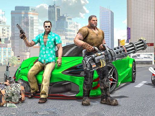 Real Gangster City Crime Car Simulator Game - browser game screenshot