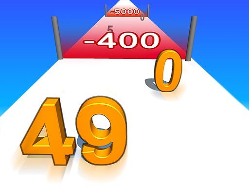 Math Runner Combine Number - browser game screenshot