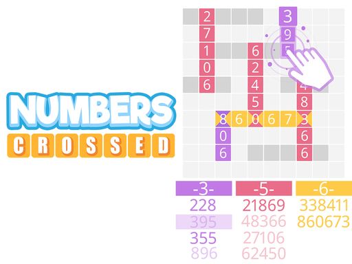 Numbers crossed - browser game screenshot