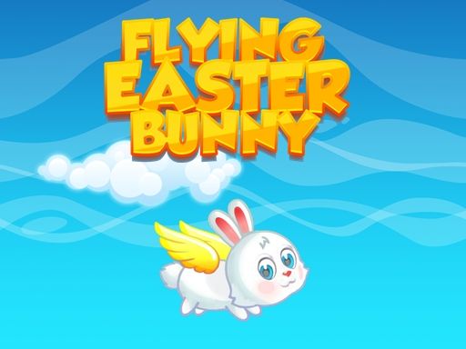 Flying Easter Bunny - browser game screenshot