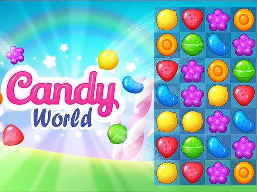 Candy World bomb - browser game screenshot