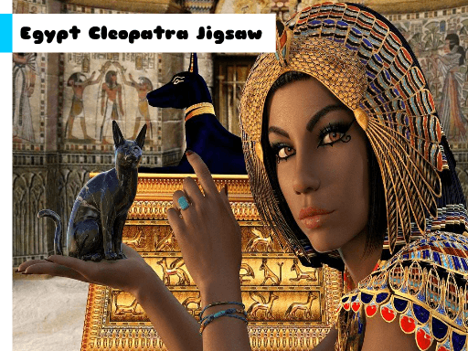 Egypt Cleopatra Jigsaw - browser game screenshot