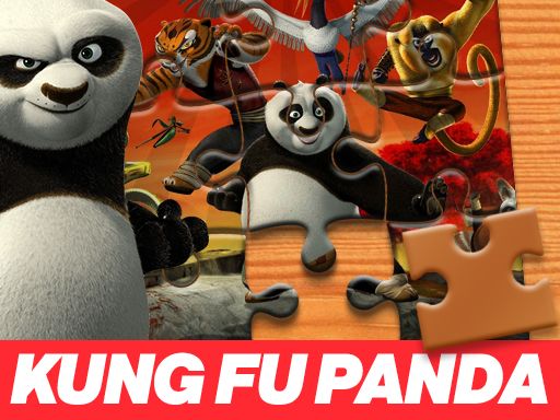 Kung Fu Panda Jigsaw Puzzle - browser game screenshot