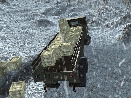 Cargo Truck Montain Simulator - browser game screenshot