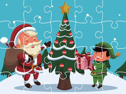 Christmas Cards Jigsaw - browser game screenshot