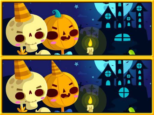 Find Differences Halloween - browser game screenshot