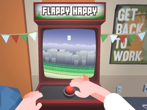 Flappy Happy Arcade - browser game screenshot