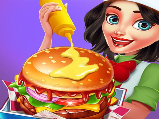 Cooking burger Maker Chef - browser game screenshot