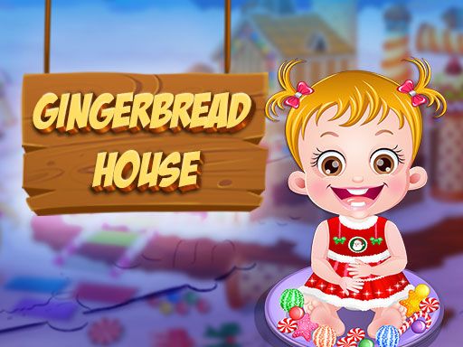 Baby Hazel Gingerbread House - browser game screenshot