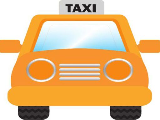 Taxi simulation training - browser game screenshot