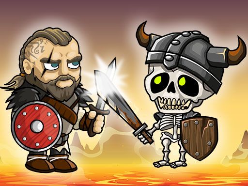 Vikings VS Skeletons Game - browser game screenshot