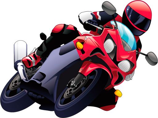 Cartoon Motorcycles Puzzle - browser game screenshot