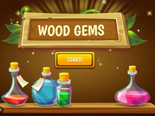 Wood Gems Bubble Shooter - browser game screenshot
