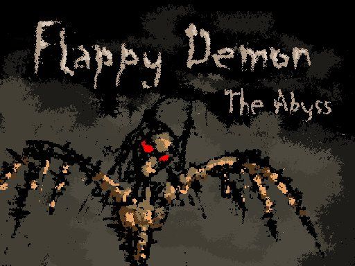 Flappy Demon. The Abyss - browser game screenshot