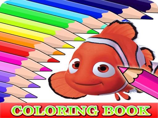 Coloring Book for Finding Nemo Coloring Book for Finding Nemo - browser game screenshot