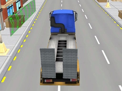 Truck Simulator Construction - browser game screenshot