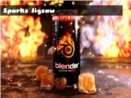 Sparks Jigsaw - browser game screenshot