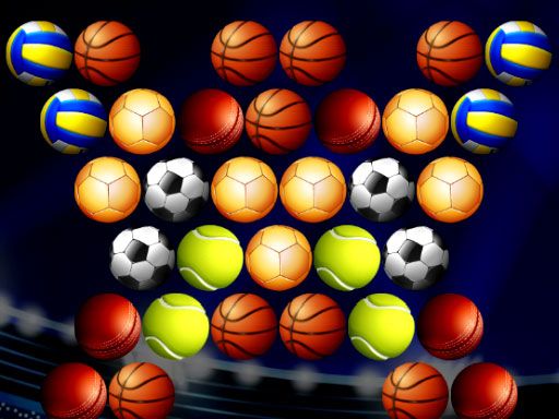 Bubble Shooter Golden Football Bubble Shooter Golden Football - browser game screenshot