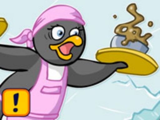 Penguin Diner - Restaurant Dash - browser game screenshot