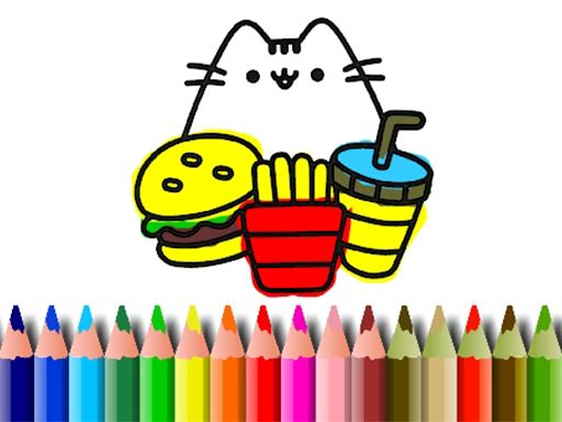 BTS Cute Cats Coloring - browser game screenshot