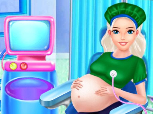 Mommy Pregnant Caring - browser game screenshot