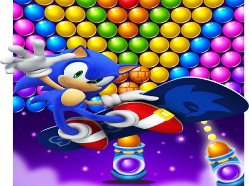 Play Sonic Bubble Shooter Games Play Sonic Bubble Shooter Games - browser game screenshot