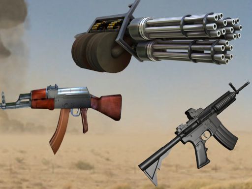 Army Guns Collector - browser game screenshot
