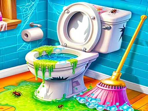 Sweet Baby Clean House - browser game screenshot