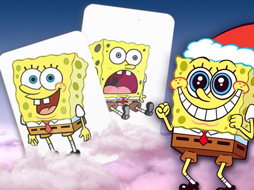 SpongeBob Card Match - browser game screenshot