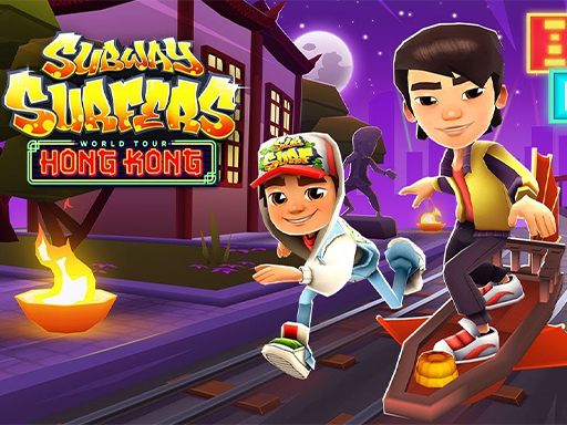 Subway Surfer Hong Kong - browser game screenshot