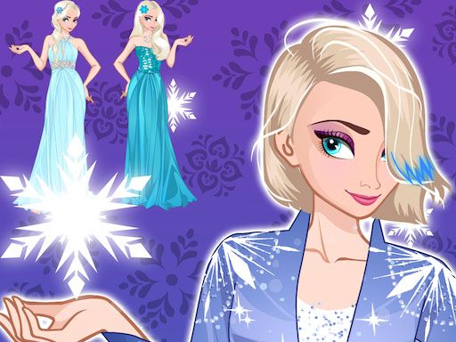 Icy or Fire dress up game - browser game screenshot