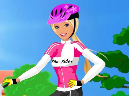 Barbie Bike Fashion - browser game screenshot