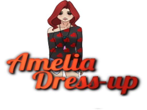 Amelia Dress-up - browser game screenshot