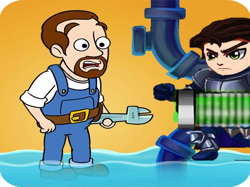 Plumber Water Pipes Hero Pipe Rescue: Water Puzzle Plumber Water Pipes Hero Pipe Rescue: Water Puzzle - browser game screenshot