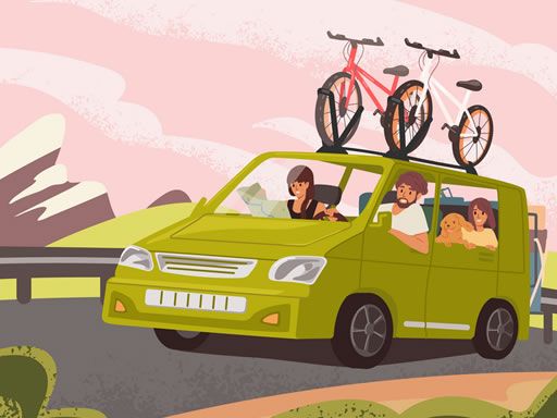 Family Travel Jigsaw Family Travel Jigsaw - browser game screenshot