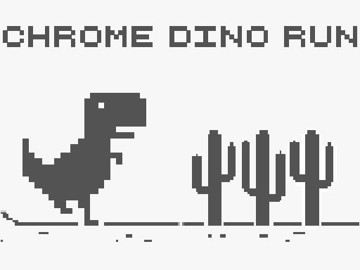 Chrome Dino Run - browser game screenshot