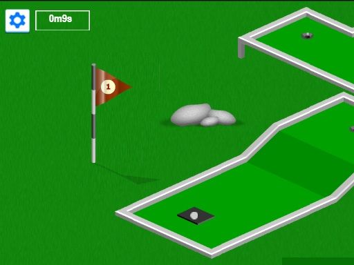 Minigolf - browser game screenshot