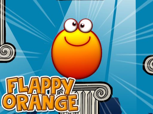 Flappy Orange - browser game screenshot