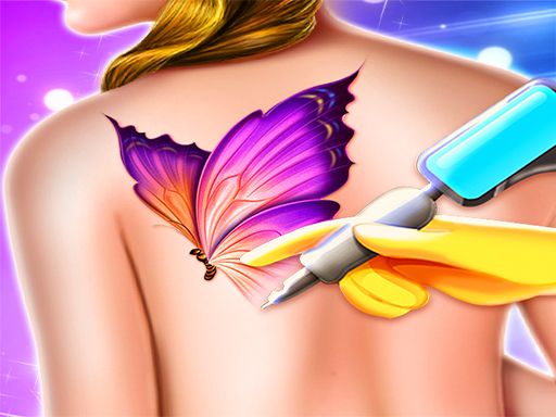 Anna Tattoo Shop - browser game screenshot