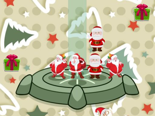 Stack Christmas Santa - browser game screenshot