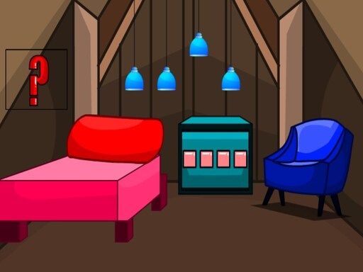 Wooden Attic Escape - browser game screenshot