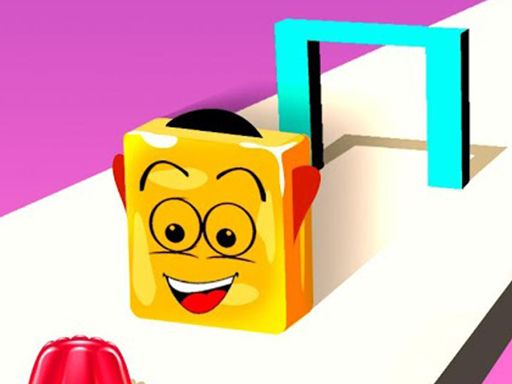 Jelly Shift : Shape Run - browser game screenshot