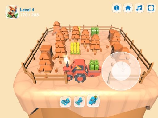FoxyTruck - browser game screenshot