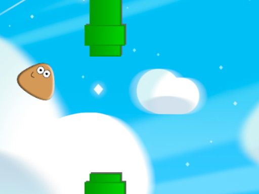 Flappy Pou - browser game screenshot