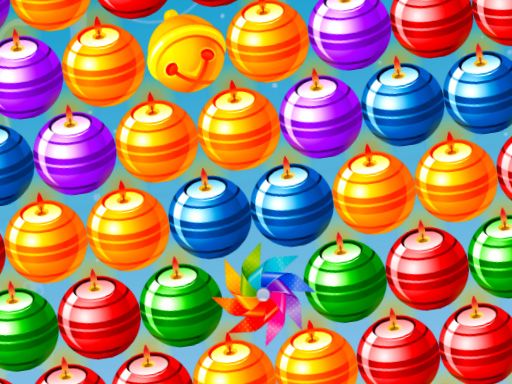 Winter Bubbles - browser game screenshot