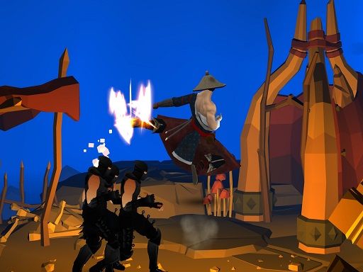 Warrior Fighters Samurai Sim - browser game screenshot