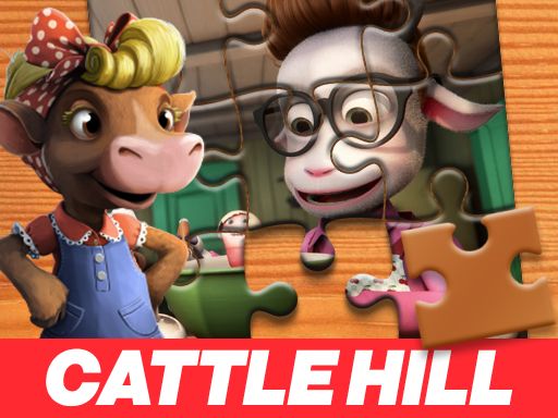 Christmas at Cattle Hill Jigsaw Puzzle - browser game screenshot
