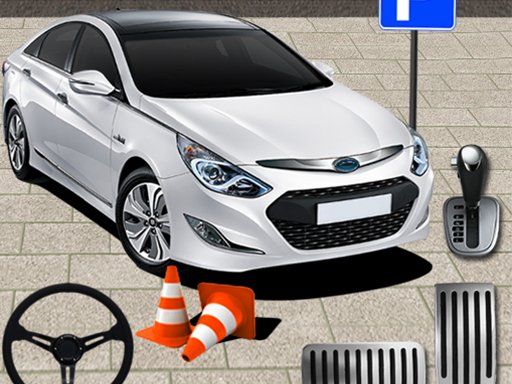 Car parking 3d Simulator - browser game screenshot