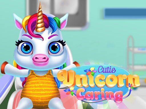 Cutie Unicorn Care - browser game screenshot